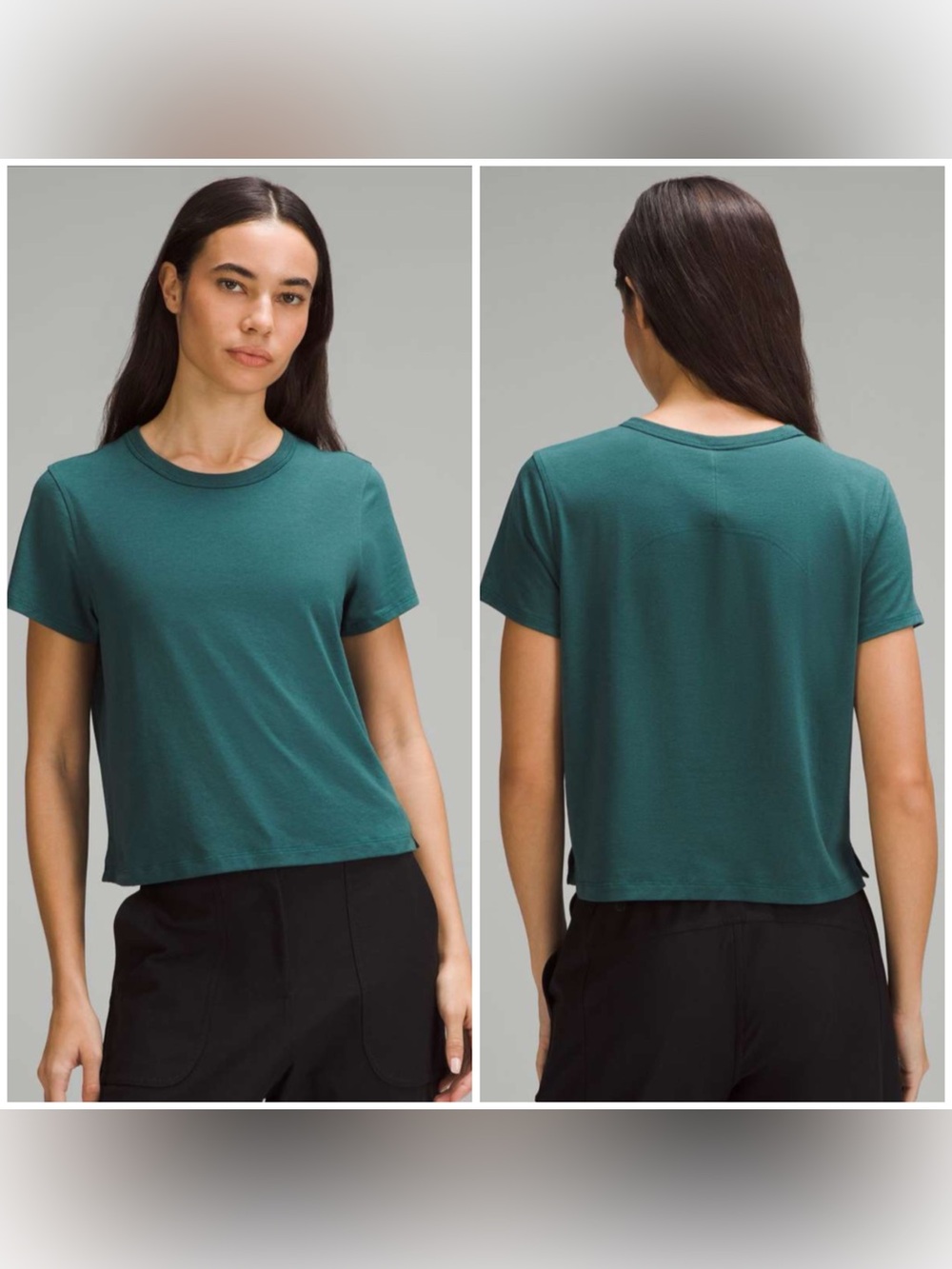 Lululemon Classic-Fit Cotton-Blend T-Shirt Size 4